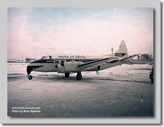 A cold Mortons Heron G-AOXL